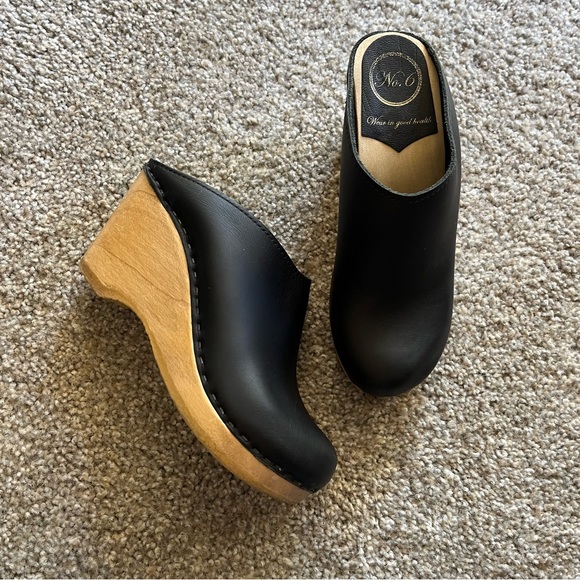 No. 6 Shoes - No. 6 New School Wedge Clogs 35